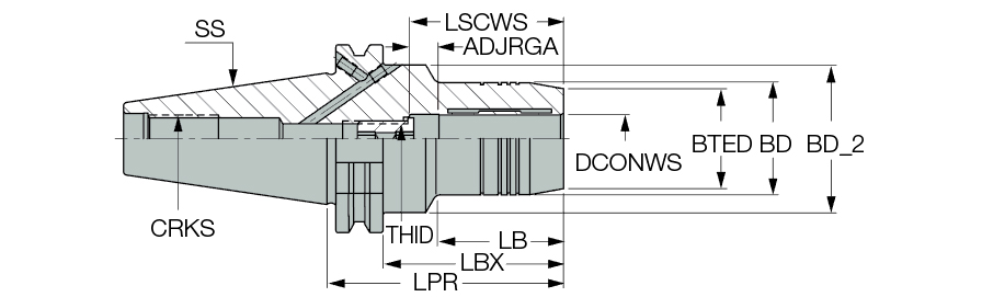 CAT50 HYDRO 3/8X2.834