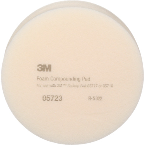 3M Foam Compounding Pad 05723 Single Sided Flat Back 8″ (203.2 mm)